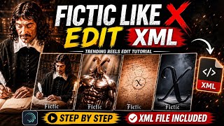@fictic_editz like X in math edit tutorial in alight motion | ( XML + preset) @jd_ae #ficticeditz