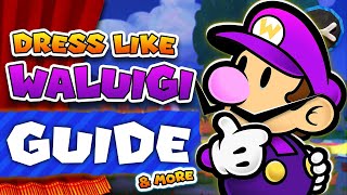 How To Unlock Waluigi, Wario, & Luigi Costumes In Paper Mario Ttyd Guide