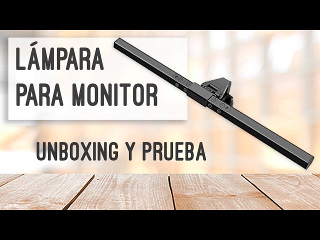 LÁMPARA de MONITOR LED - Unboxing y prueba 