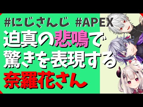 【 Apex 】奈羅花の悲鳴に驚く葛葉と不破【にじさんじ切り抜き・Vtuber】
