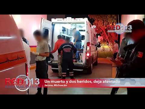 Un muerto y dos heridos, deja atentado a balazos en Jacona - YouTube