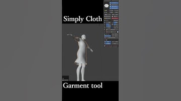 Blenderのアドオン「Simply Cloth」の紹介動画です。概要欄にURLがあります。#blender #addon #simplycloth
