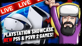 NEW PSVR 2 GAMES & PS5 GAMES INCOMING! // PlayStation Showcase Live Reactions