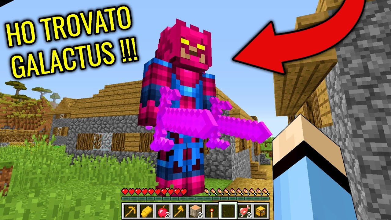HO TROVATO GALACTUS SU MINECRAFT !!! (PERICOLOSO)