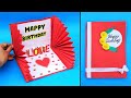 Beautiful birt.ay card idea handmade greetings card for loved ones diy birt.ay pop up card