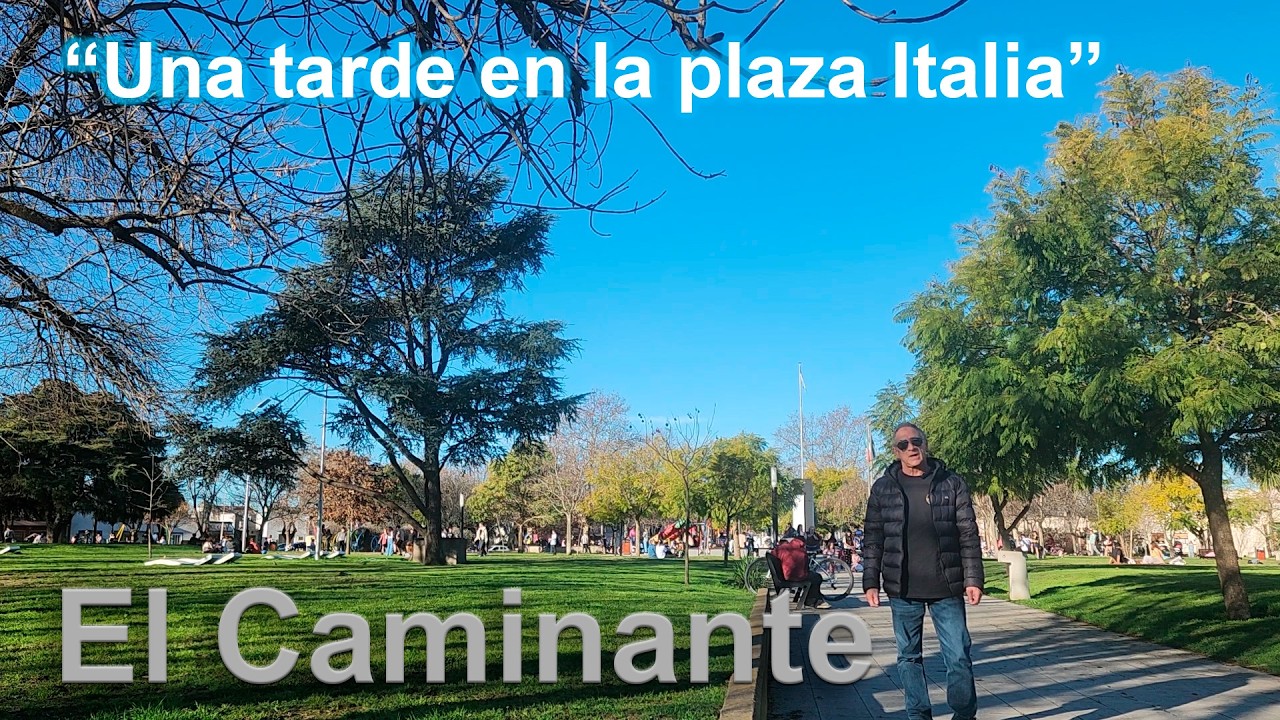 El Caminante En la plaza Italia Pehuajo