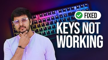 Fix Some Keys Not Working on Laptop Keyboard | Keyboard Not Working on Windows 10 {Solved}