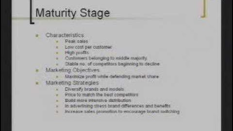 Product Life Cycle and Marketing Strategies