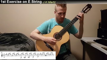 Johann Kasper Mertz - First Exercise on the E String