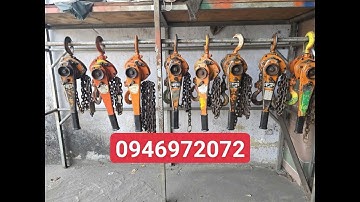 Pa lăng xích lắc tay nhật bãi 2 tấn 1,5 tấn