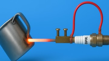 How to make a super powerful homemade welding machine from spark plugs!