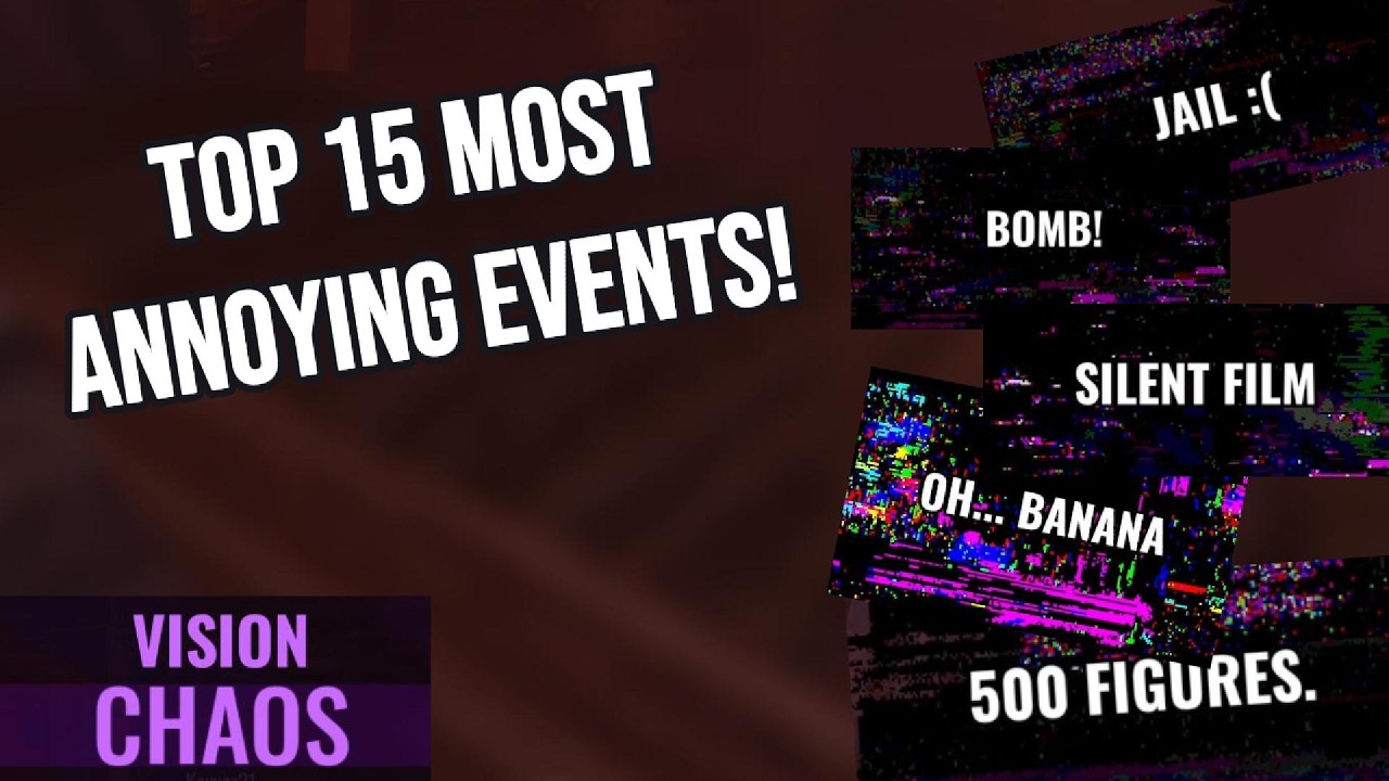 Top 15 The Most Annoying Events in Chaos Mode | Roblox DOORS