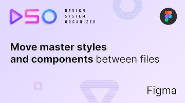 Move master styles and components between files in Figma