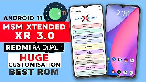 How to install android 11 on redmi 8a dual olivewood Gsi installation tutorial msm xtended