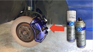 EASIEST Way To Spray Paint Brake Calipers