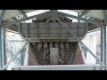 Jaw crusher eats some limestone