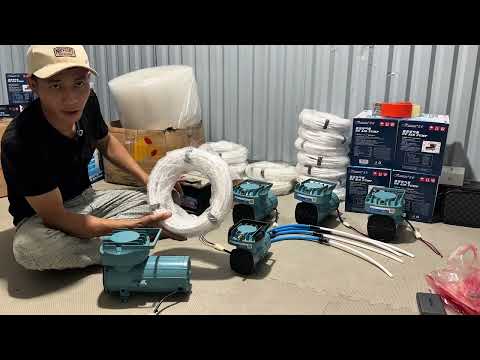 Máy sục oxy lặn cá sông hồ zalo 0794177260