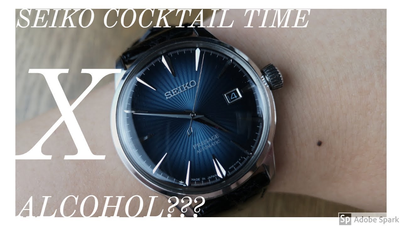 Seiko X ALCOHOL Edition ???Seiko Cocktail Time "Blue Moon" SRPB41J1