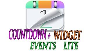 COUNTDOWN + WIDGET EVENTS LITE ---- ANDROID WIDGET