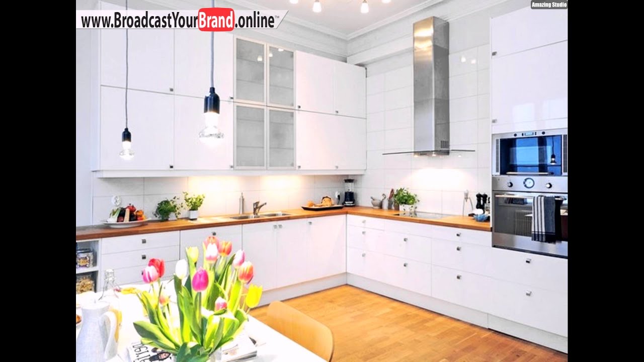 WeiÃes schlichtes küchen design skandinavische möbel youtube