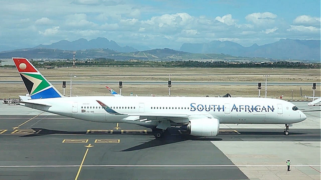 South African Airways A350-900 Cape Town (CPT) To Johannesburg (JNB) "Full Flight"