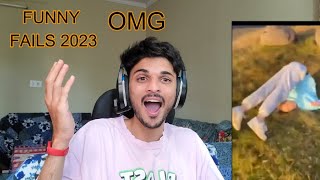 "INDIAN REACTION ON "TRY NOT TO LAUGH WATCHING FUNNY FAILS VIDEOS 2023"  (#950)