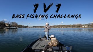1v1 BASS FISHING TOURNAMENT ON LAKE NORMAN!!  BIGGEST SPOTTED BASS OF THE YEAR!?!