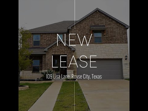 109 Lisa Lane, Royse City, TX home video tour