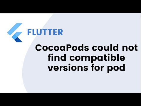FIXED: Flutter CocoaPods