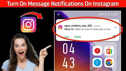 How to Turn On Message Notifications On Instagram / 2024