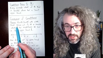 Completeness implies N is unbounded and Q is dense | Real Analysis