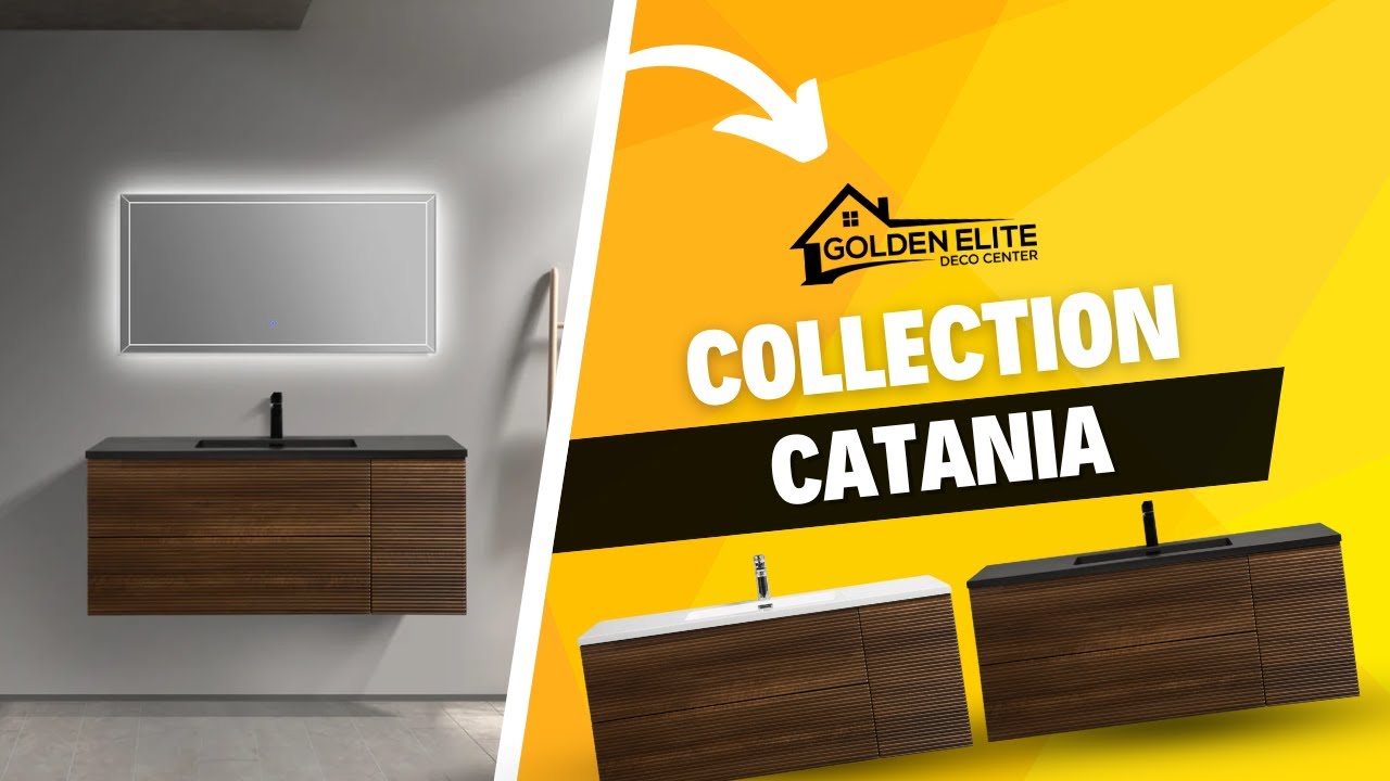 Découvrez la Collection Catania: Les Meilleures Vanités de Salle de Bain Modernes