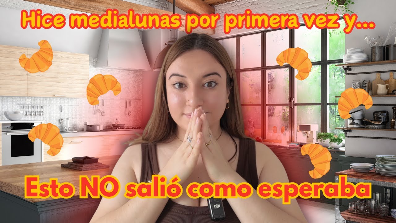 PRIMER INTENTO HACIENDO MEDIALUNAS CASERAS... ¿ABRO PASTELERÍA O FAKE TOTAL? 🥐