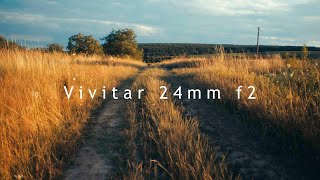 Vivitar 24mm f2.0 video test