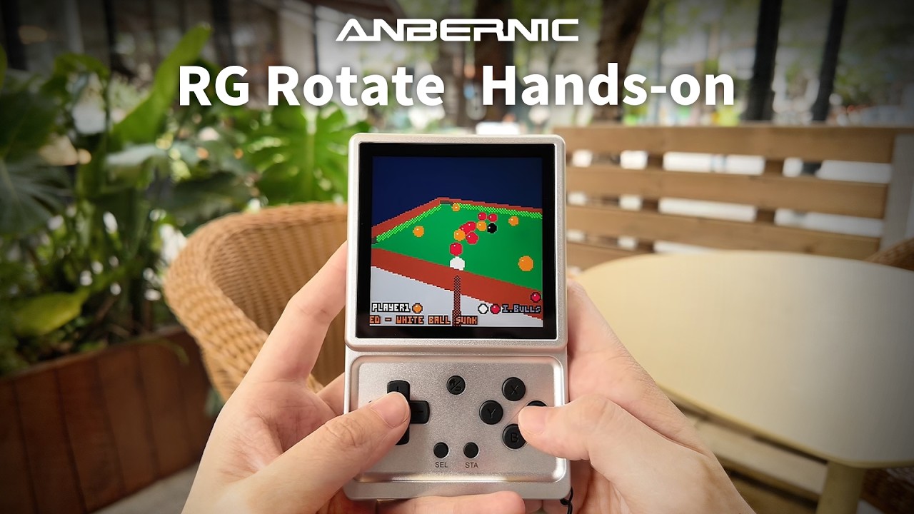 ANBERNIC RG Rotate Hands-On - YouTube