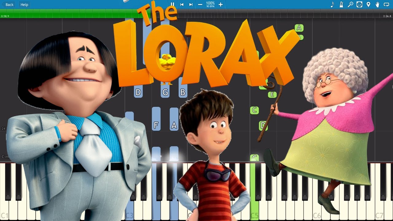 The Lorax - Let It Grow - Piano Tutorial