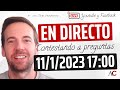 🔴 EN DIRECTO CONTIGO, Jorge responde a vuestras dudas el 11 de Enero a las 17:00