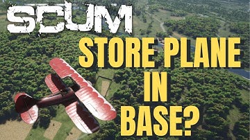 Scum 0.7 Can you store your plane inside your base to keep it secure?