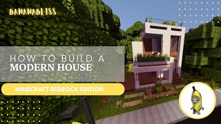 How to build a MODERN house | MONODECO |  MC BEDROCK screenshot 1