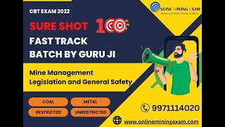 General Safety for DGMS Exam