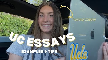 READING THE UC ESSAYS THAT GOT ME INTO UCLA | UC PIQS