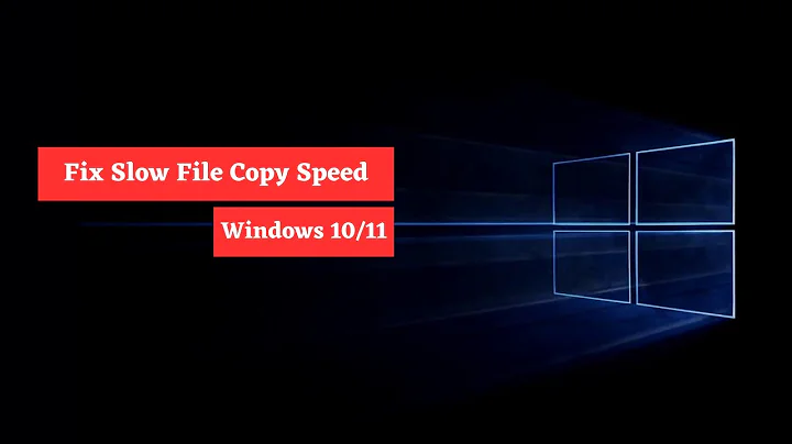 How to Fix Slow File Copy Speed in Windows 10 and 11 - The Easy Way