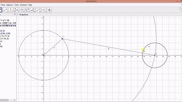 How to create Single slider crank mechanism using GeoGebra software - PART 1
