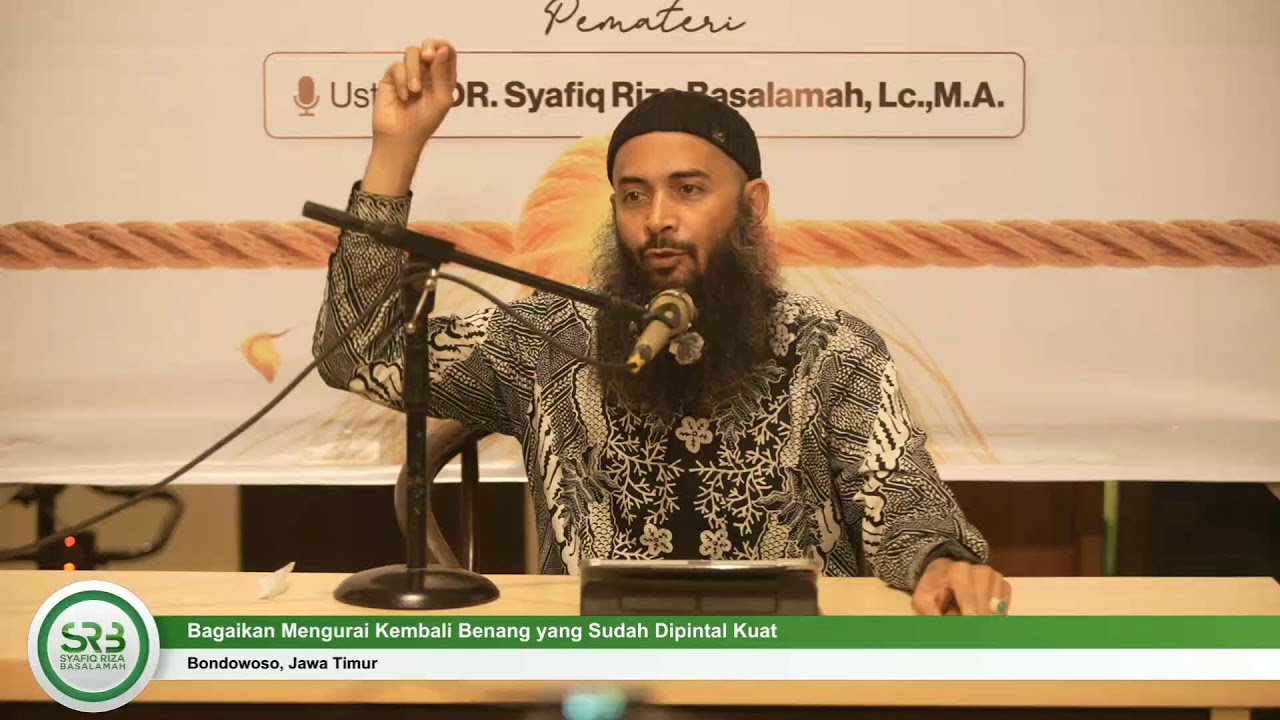 Bagaikan Mengurai Kembali Benang yang Sudah Dipintal Kuat