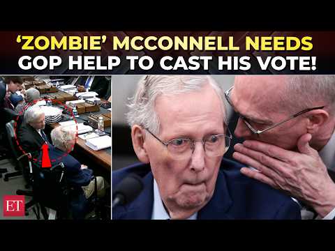 ‘You gotta go, Mitch’: Internet erupts as Sen. Hoeven 'guides' 'brain-dead' McConnell on how to vote