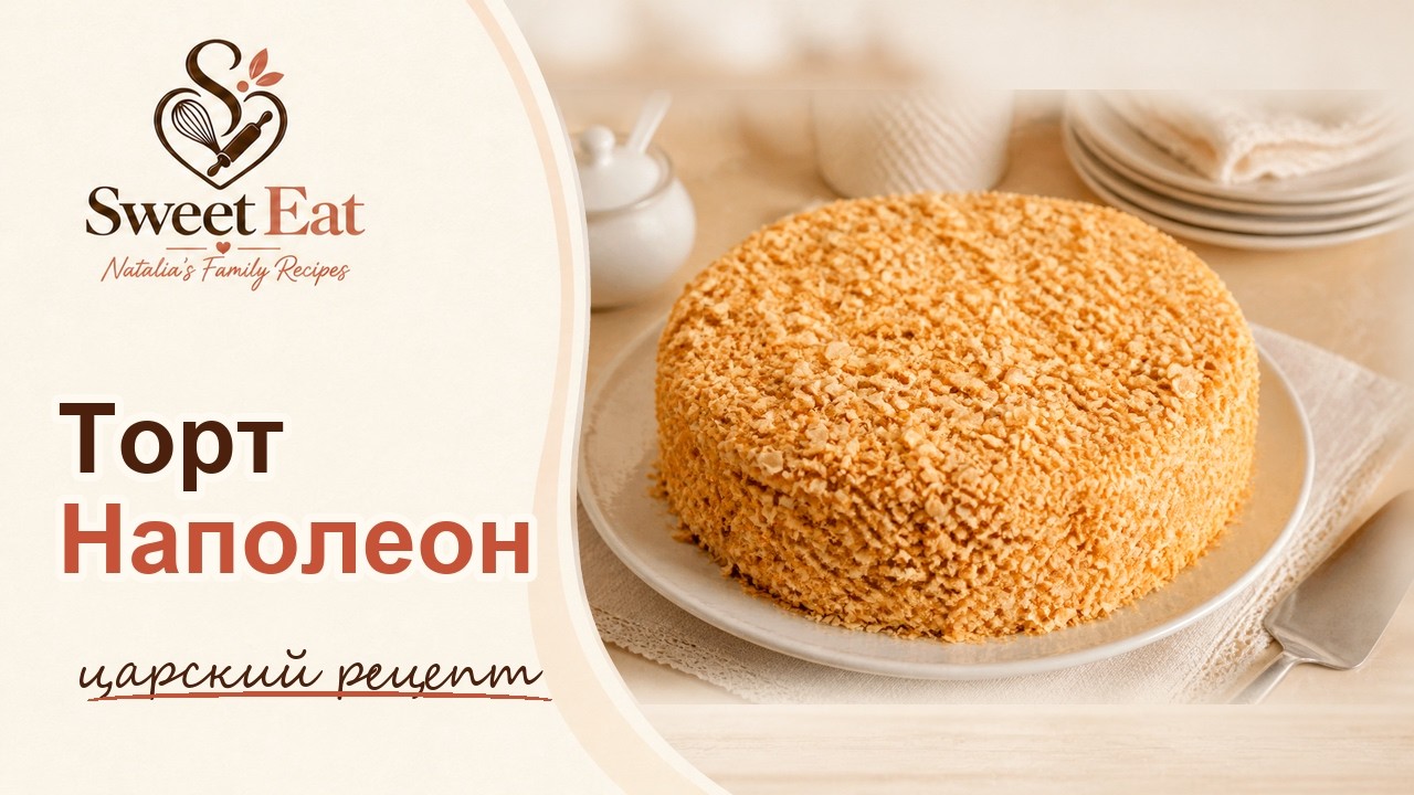 Царский Наполеон. Съедается в первый же день! Хрустящие коржи и воздушный крем – идеальное сочетание!