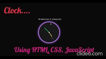 Build a Stunning Digital & Analog Clock 2025 | HTML CSS JavaScript | Real-Time Clock with Day & Date