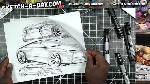 Sketch like a product designer - Cars etc.