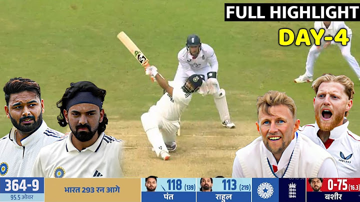 India vs England 1st Test Day 4 Highlights 2025 , IND vs ENG 1st Test Day 4 Full Match Highlights