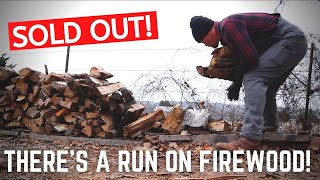 Selling Firewood: Best $$ Day Yet! Is My Firewood Season Over?